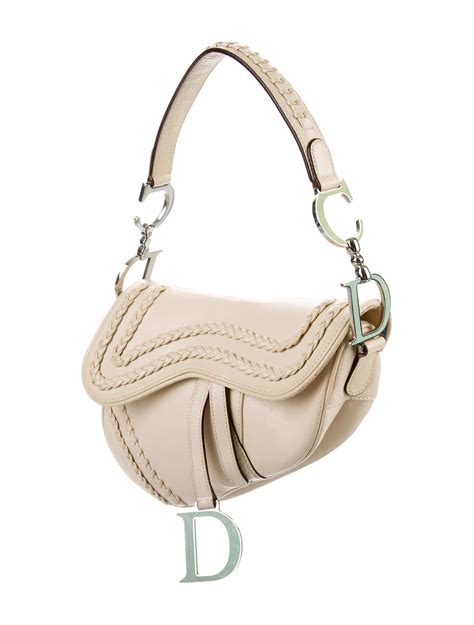 cream dior saddle bag|christian dior saddle bag price.